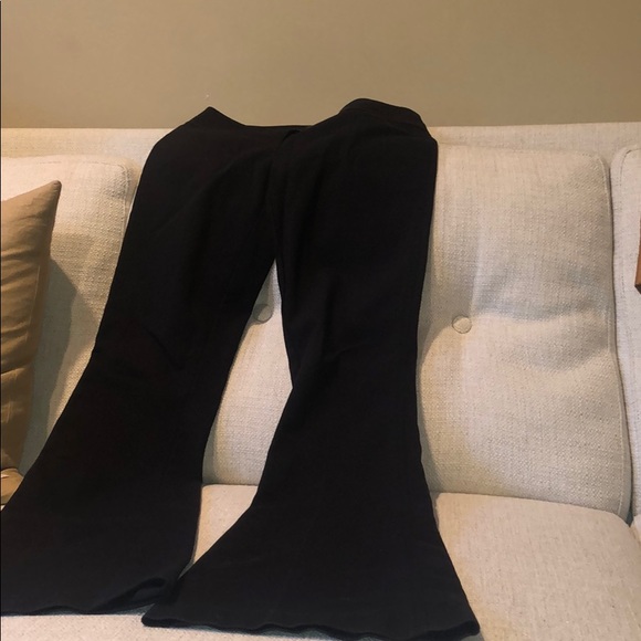 Black Flare Pants - Picture 1 of 3